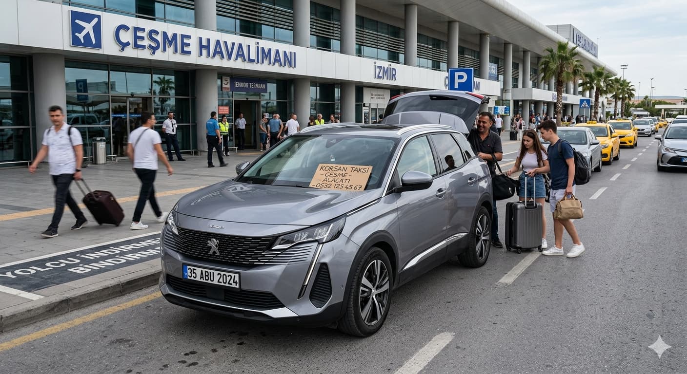 Çeşme Havalimanı Korsan Taksi